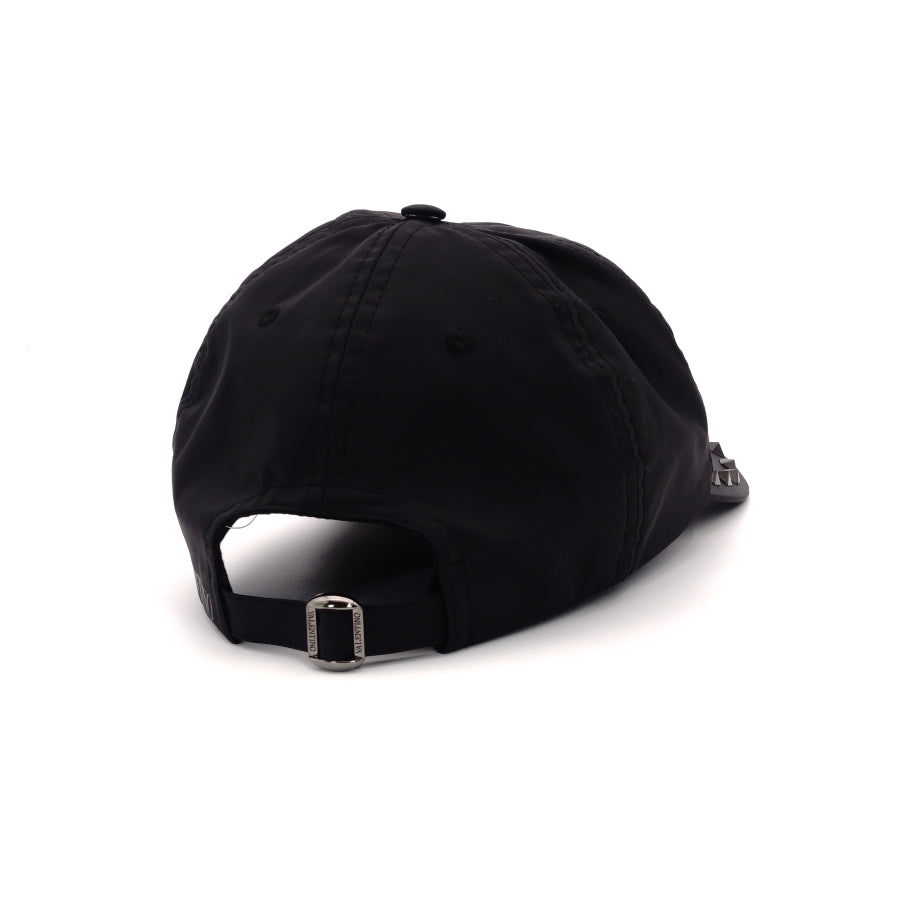 VALENTINO Garavani Cap Studs Black Nylon
