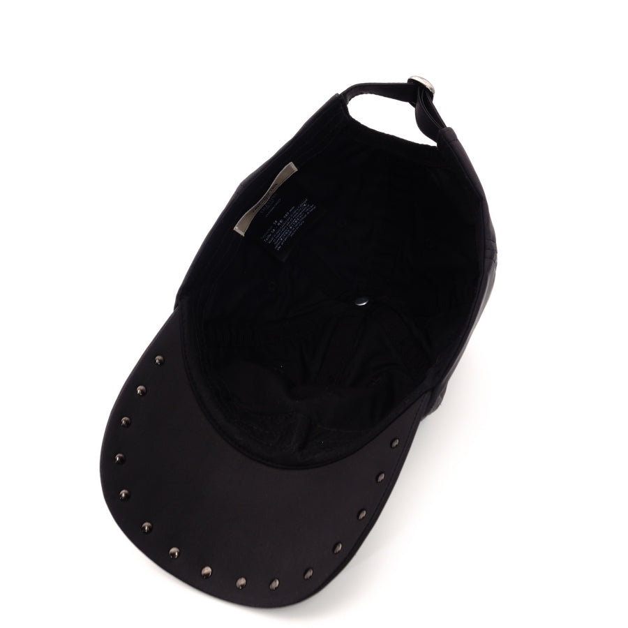 VALENTINO Garavani Cap Studs Black Nylon