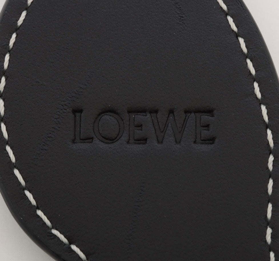 LOEWE Penguin Motif Key Charm Leather