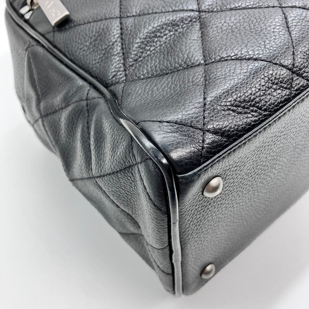 CHANEL Caviar Bowling bag