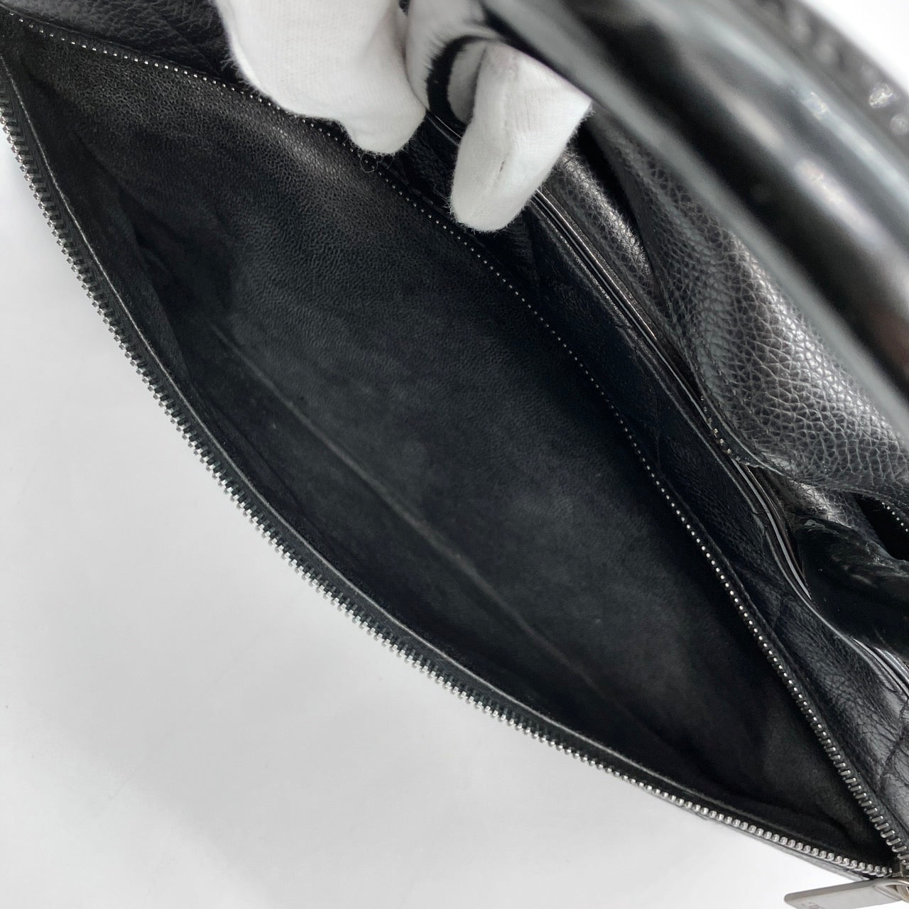 CHANEL Caviar Bowling bag