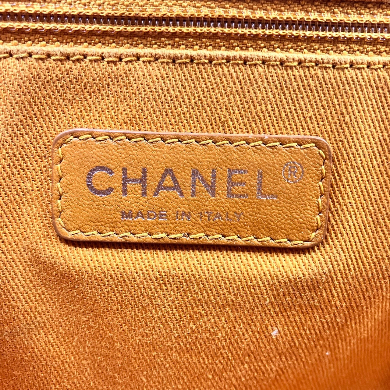 CHANEL Deauville Straw chain tote bag