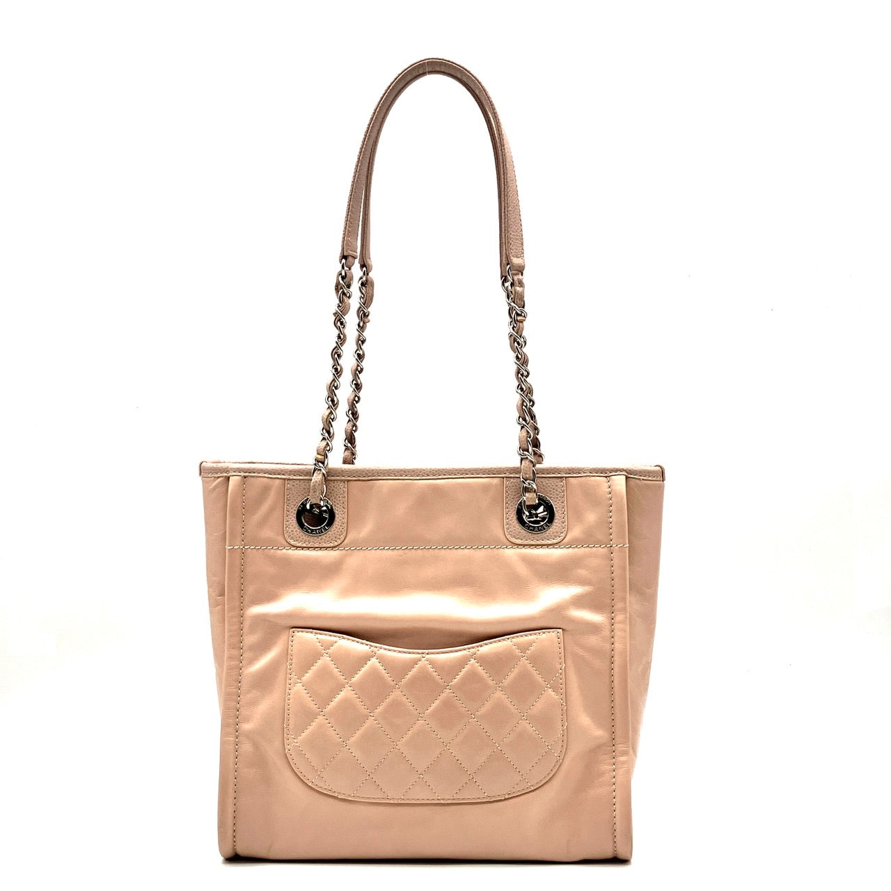 CHANEL Deauville chain tote bag