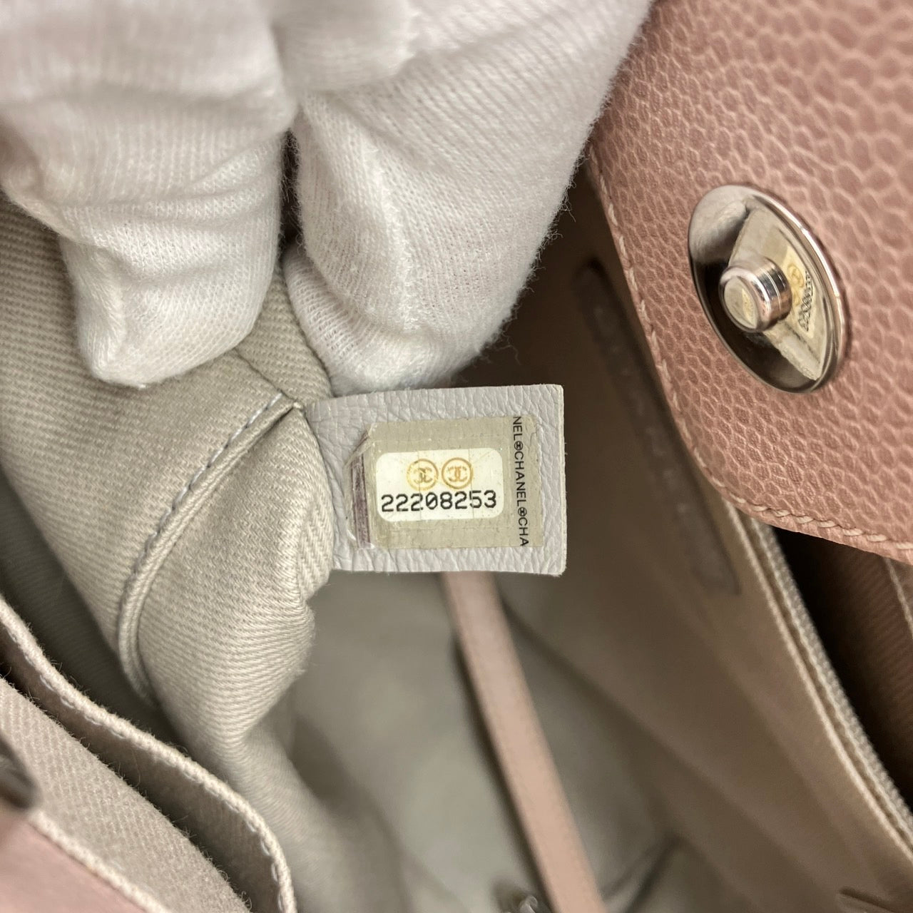 CHANEL Deauville chain tote bag