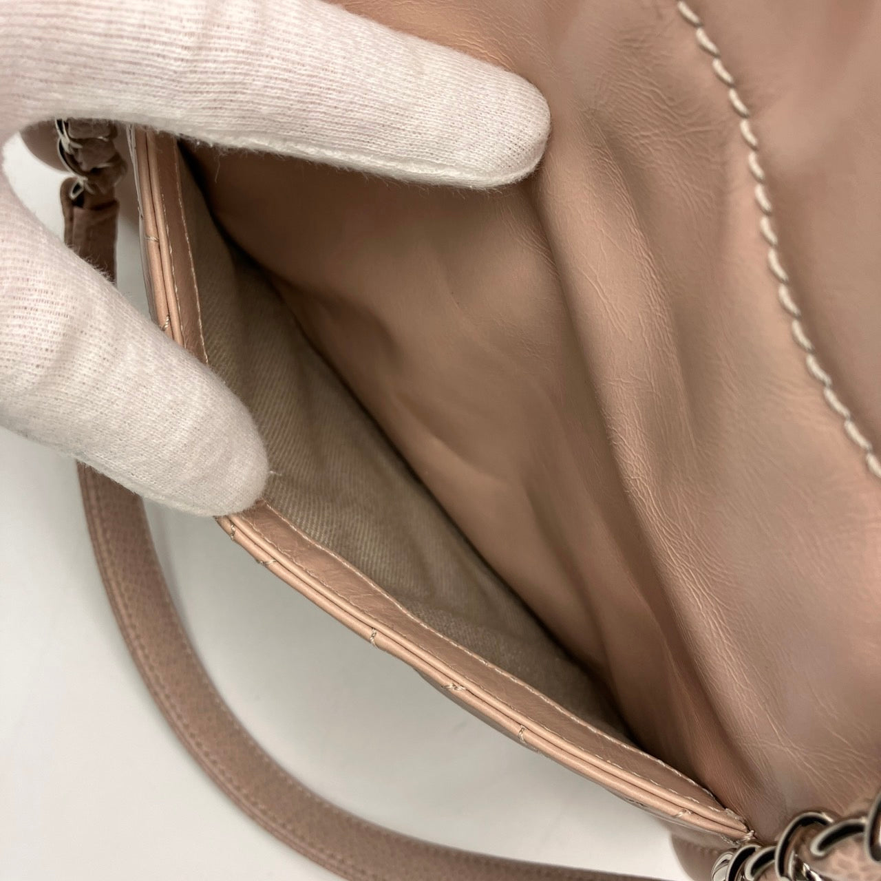 CHANEL Deauville chain tote bag