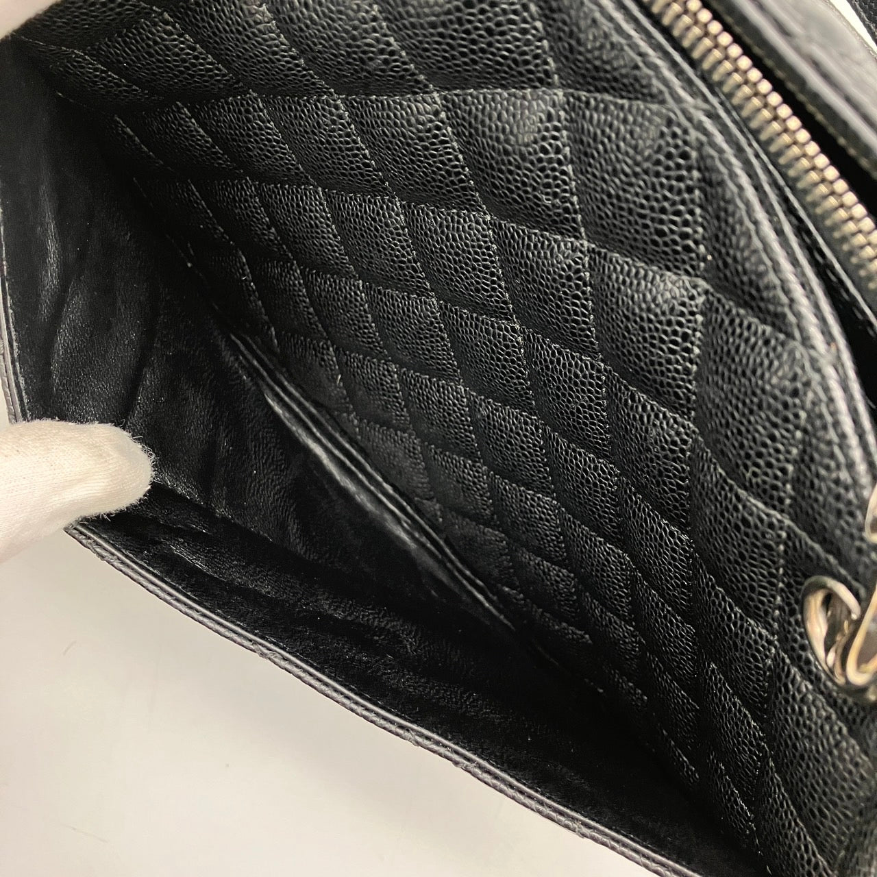 CHANEL Caviar skin chain shoulder GST