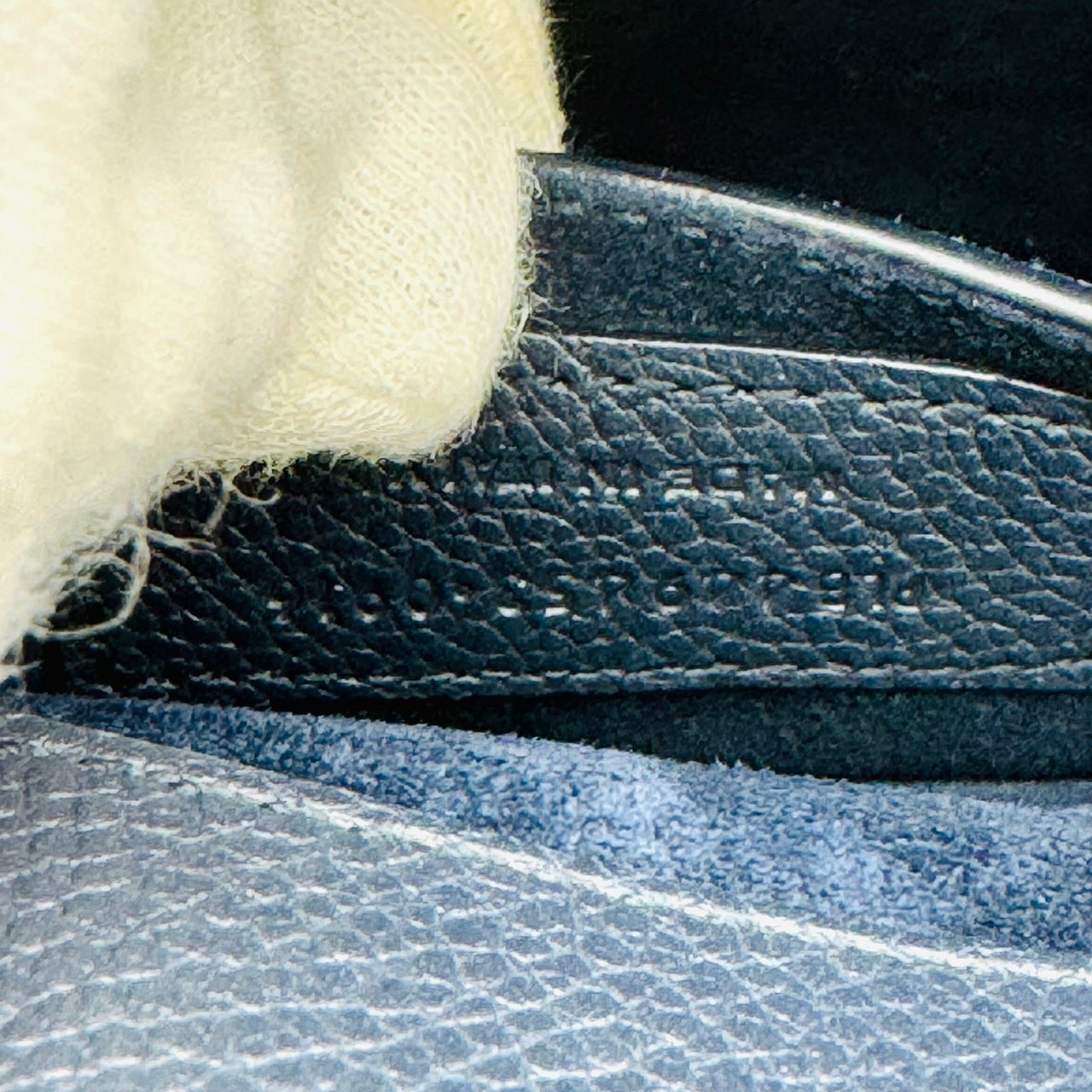 YSL Shoulder Bag Leather Navy Sunset Medium
