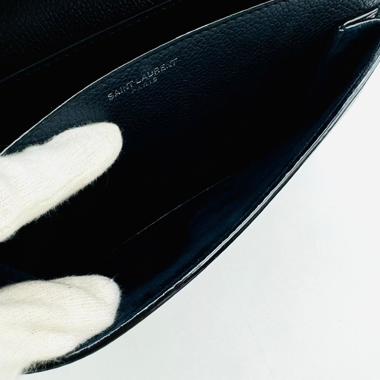 YSL Shoulder Bag Leather Navy Sunset Medium