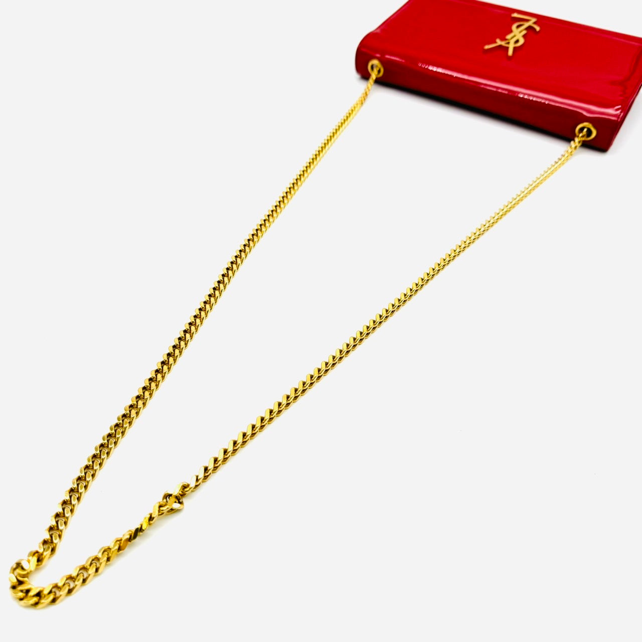 SAINT LAURENT PARIS Classic Kate Shoulder Bag Red