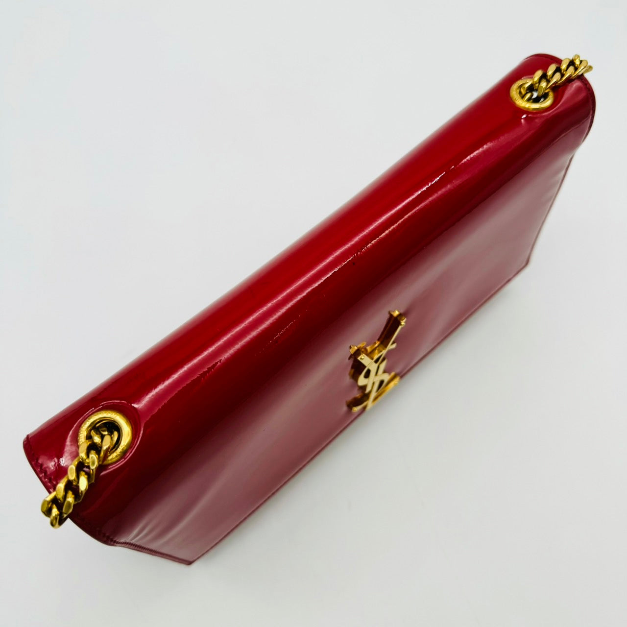 SAINT LAURENT PARIS Classic Kate Shoulder Bag Red