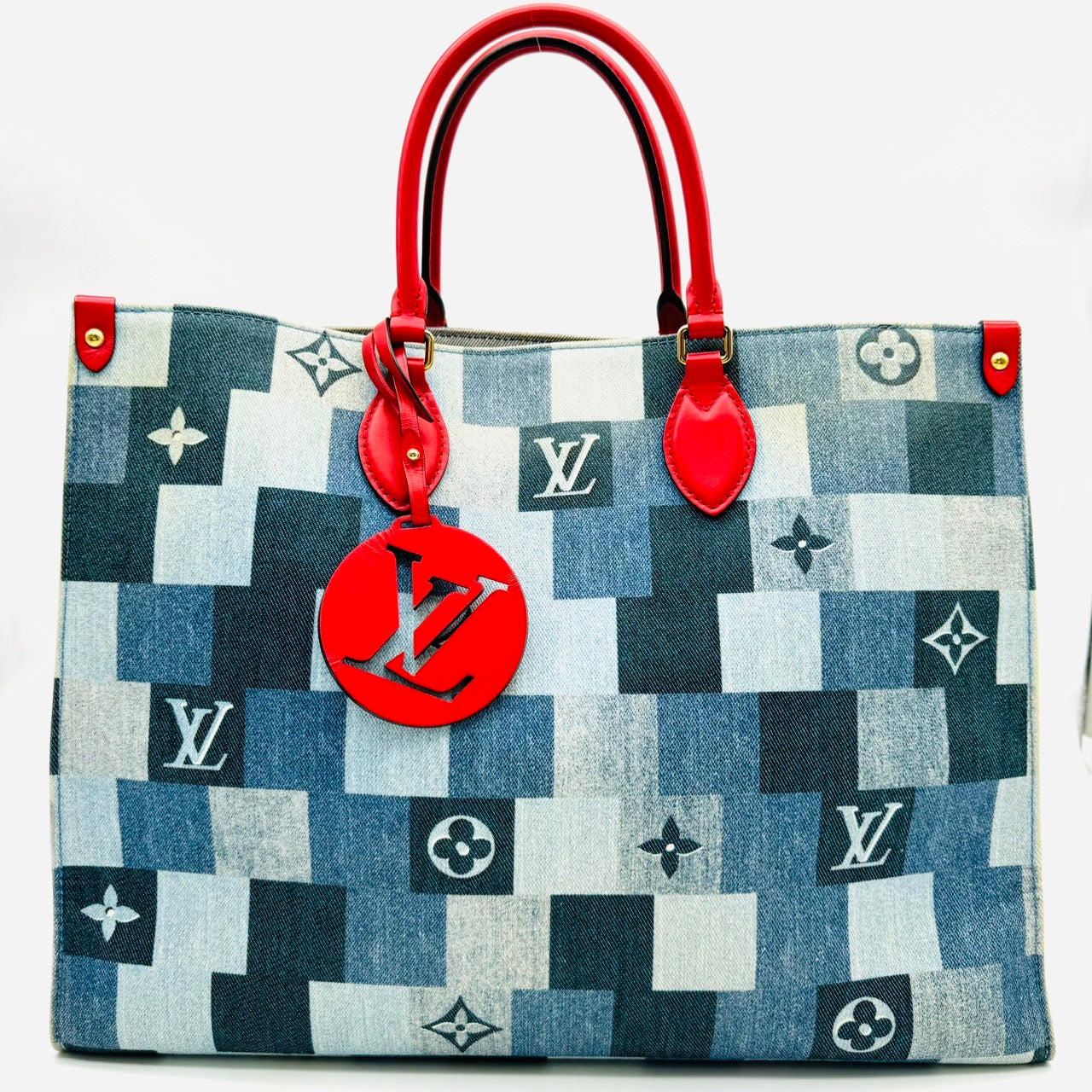 LOUIS VUITTON Monogram Denim On-The-Go GM OTG M44992