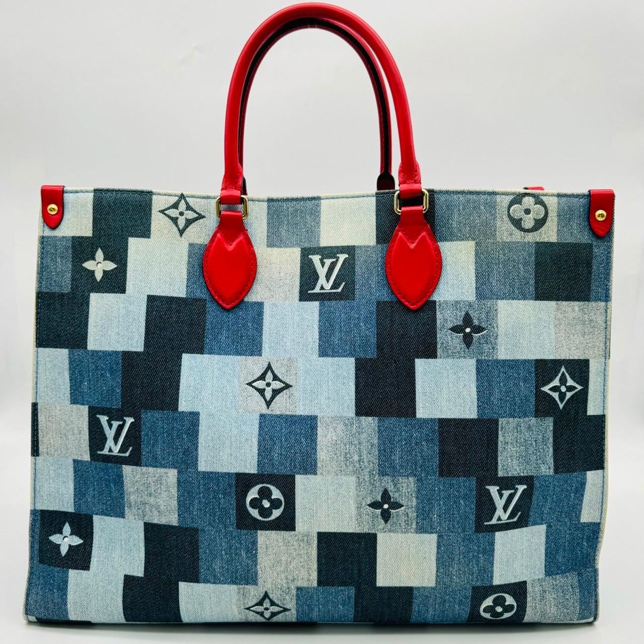 LOUIS VUITTON Monogram Denim On-The-Go GM OTG M44992