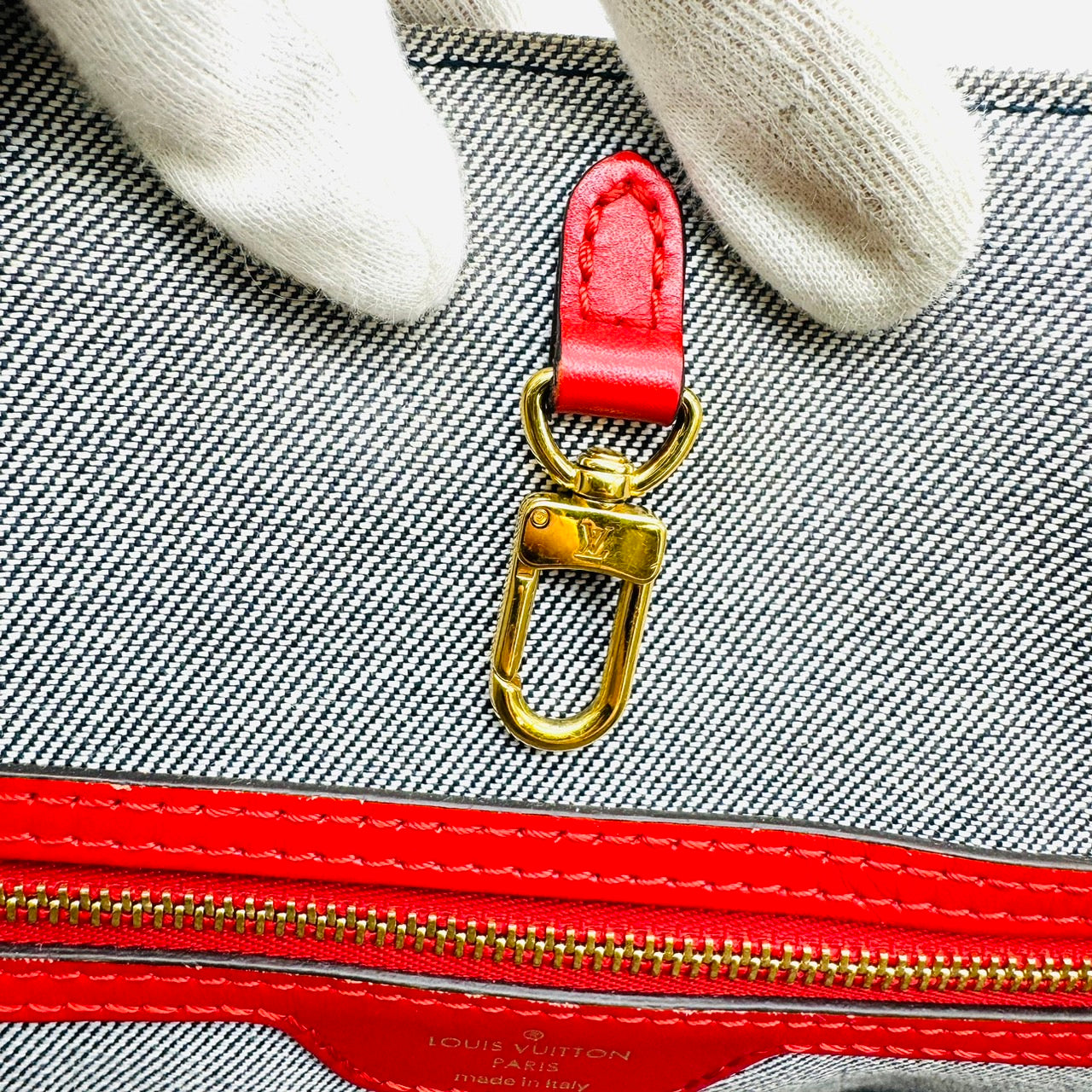 LOUIS VUITTON Monogram Denim On-The-Go GM OTG M44992
