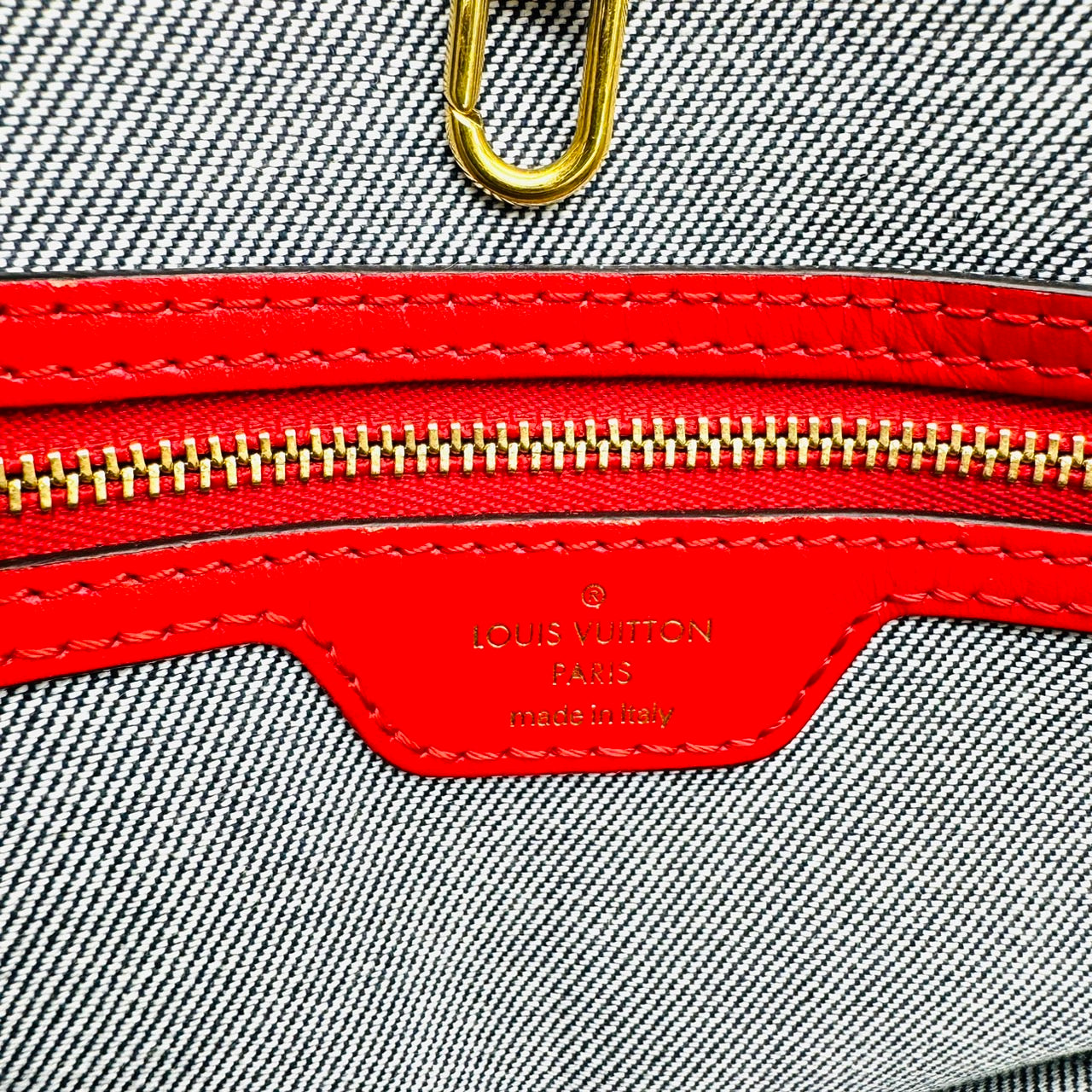LOUIS VUITTON Monogram Denim On-The-Go GM OTG M44992