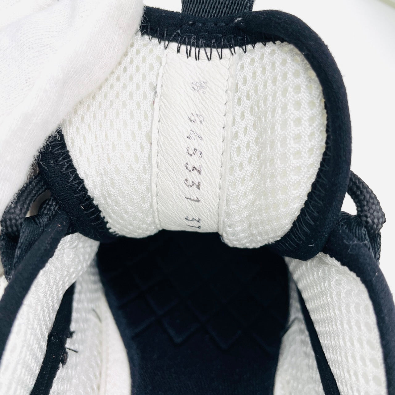 CHANEL Sneakers G45331 White Black Suede
