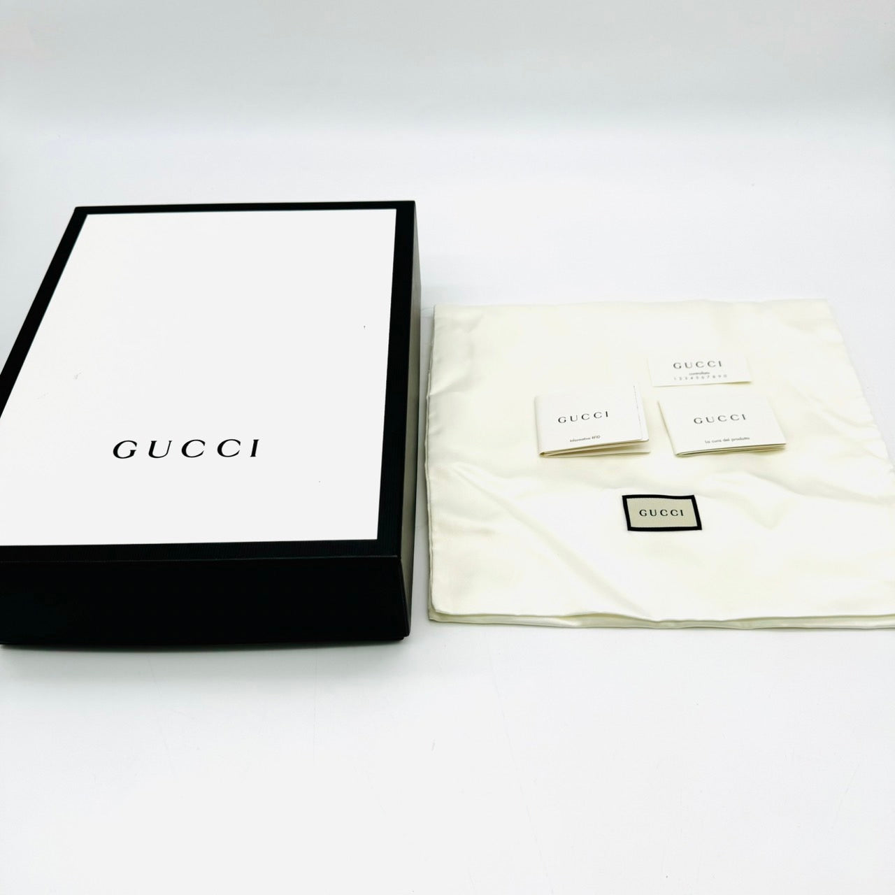 GUCCI Offdia Black Shoulder Bag Leather