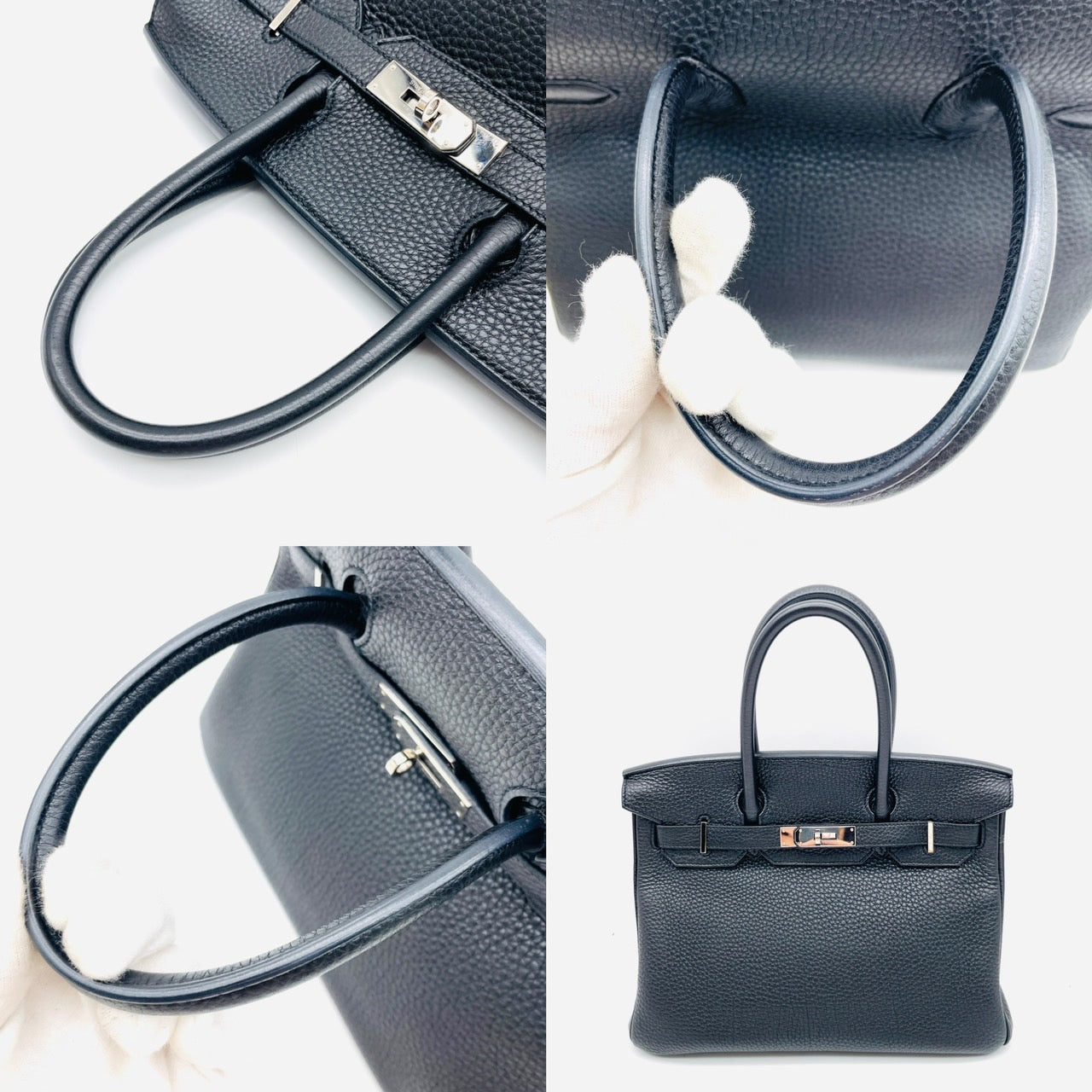 HERMES Birkin 30 Trillon Clemence Black