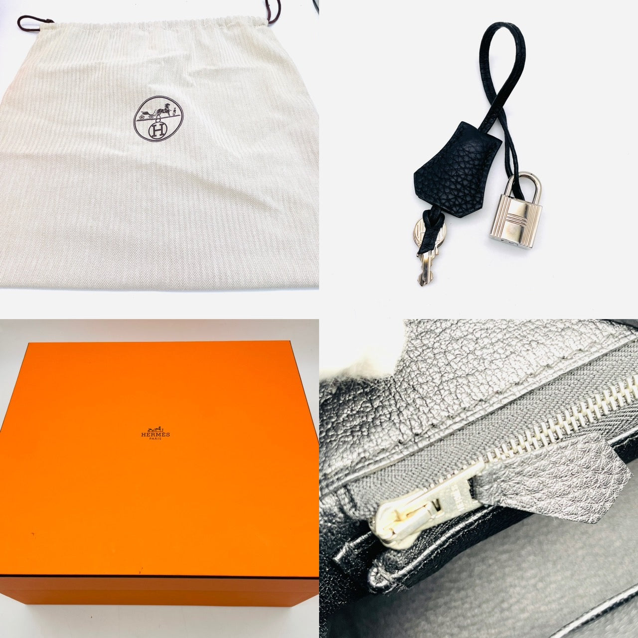 HERMES Birkin 30 Trillon Clemence Black