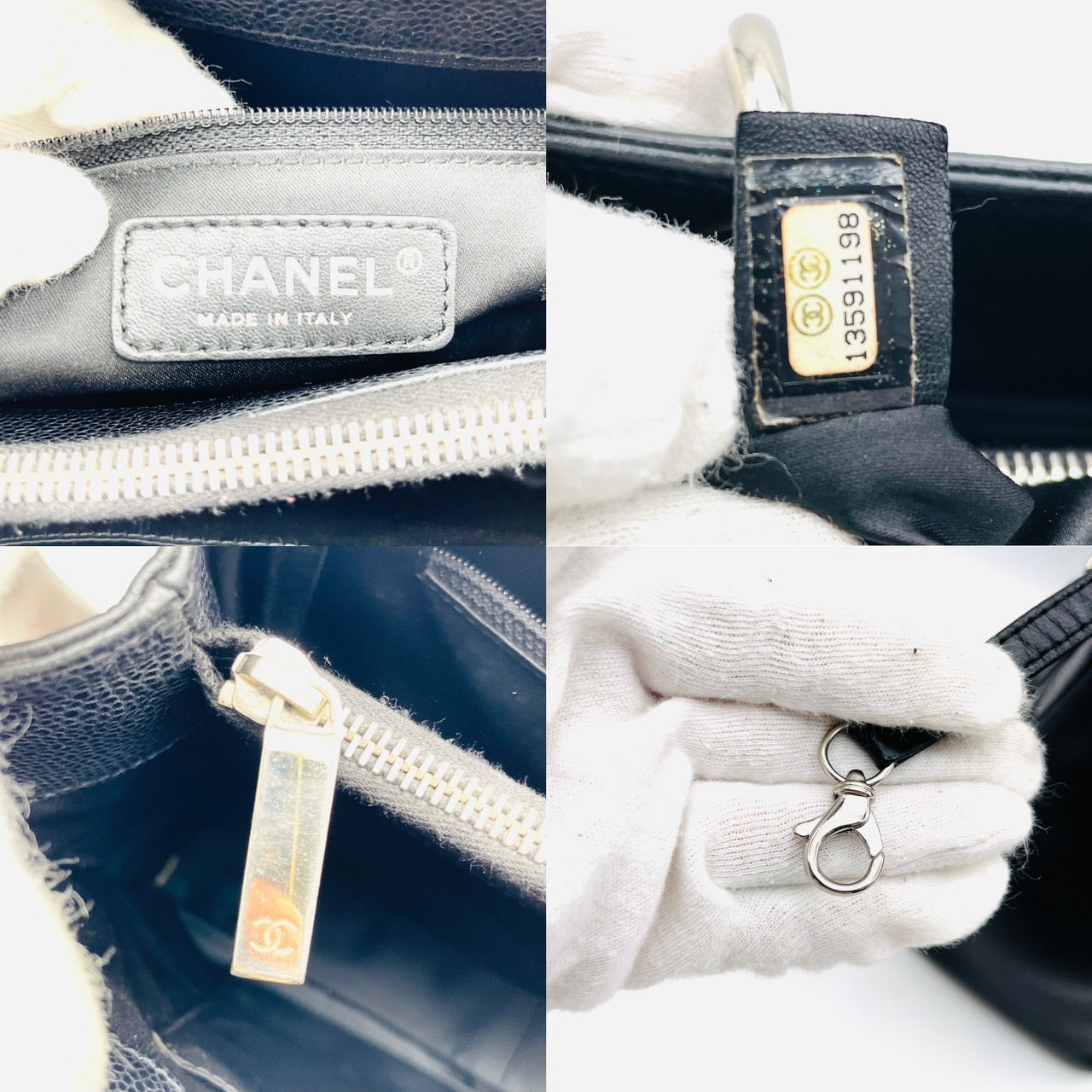 CHANEL GST Tote Bag Caviar Skin