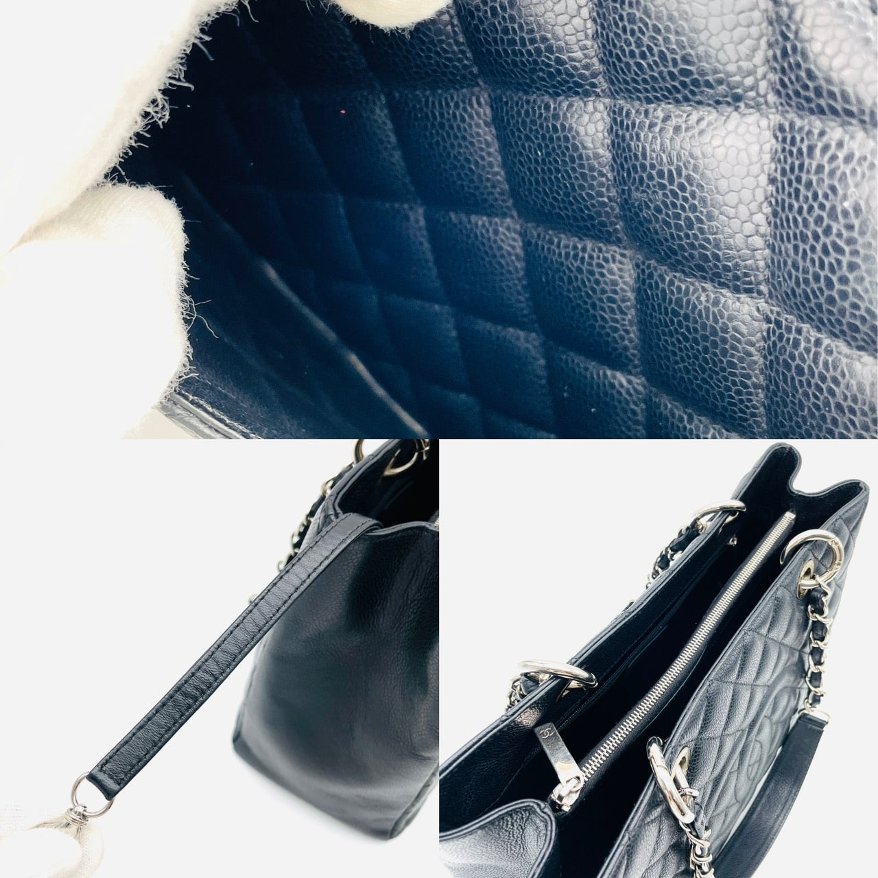 CHANEL GST Tote Bag Caviar Skin