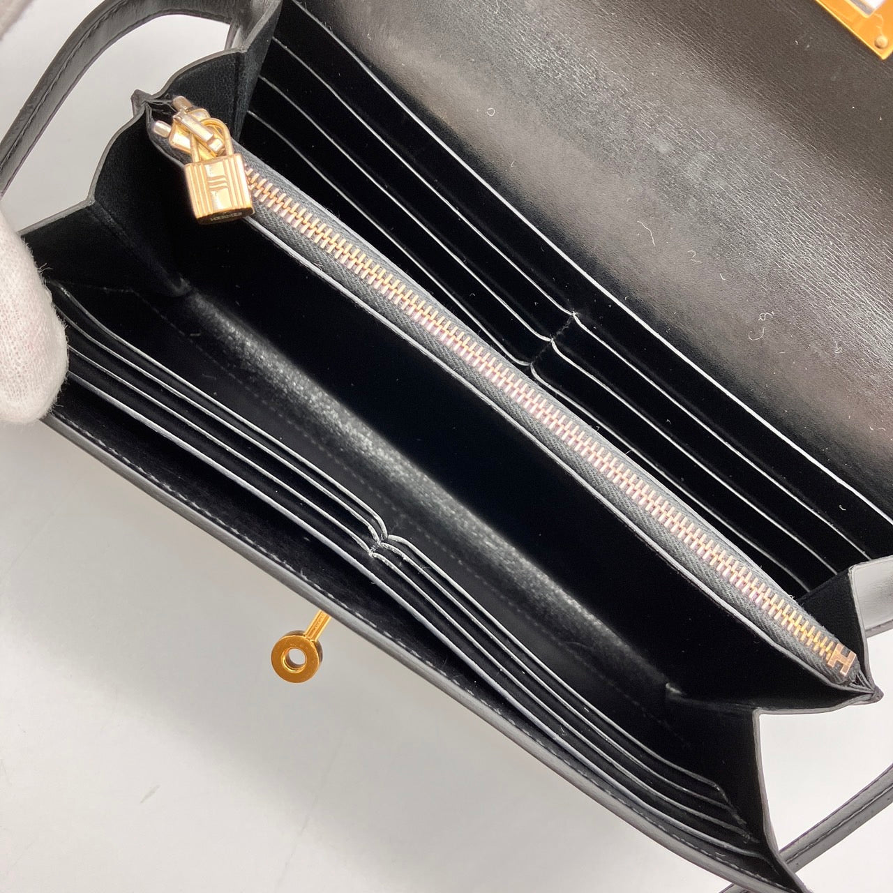 HERMES Kelly Wallet Box Calf
