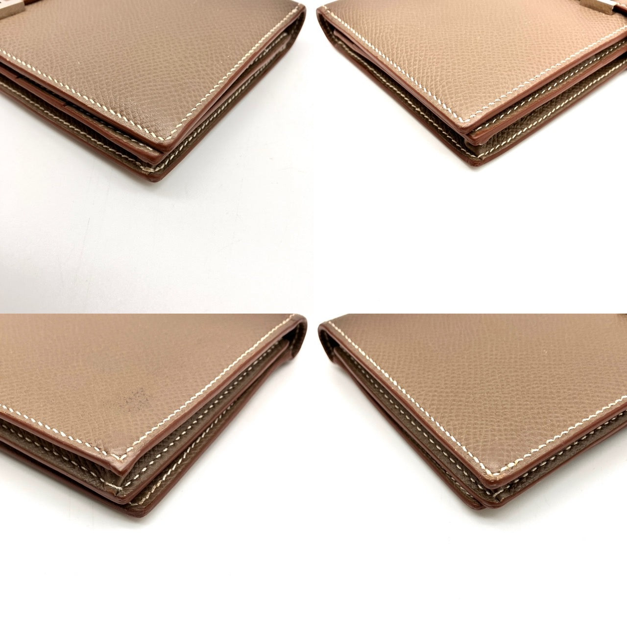 HERMES Bearn souffle Epsom Etoupe