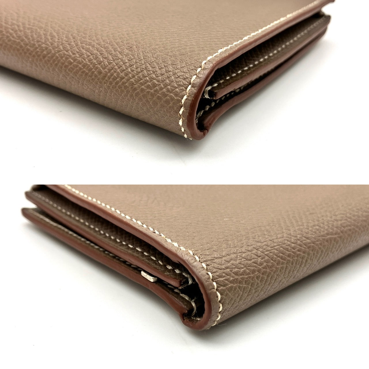 HERMES Bearn souffle Epsom Etoupe