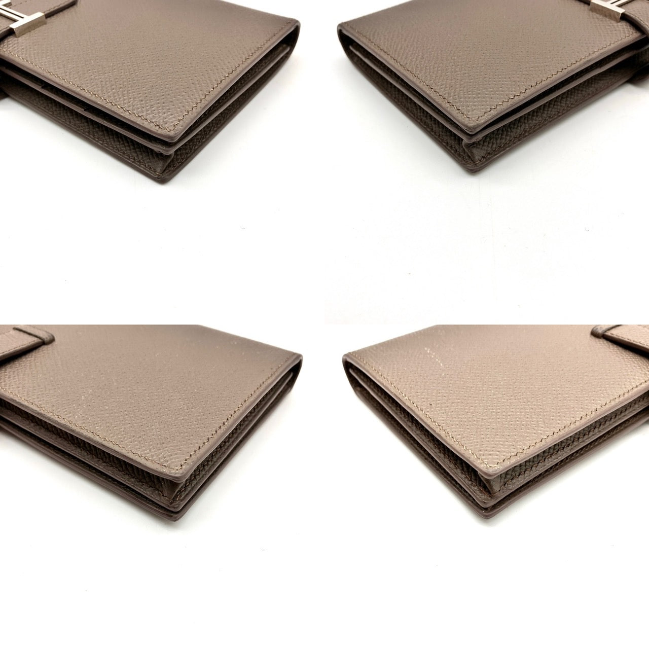 HERMES Bearm Epsom Etoupe Wallet