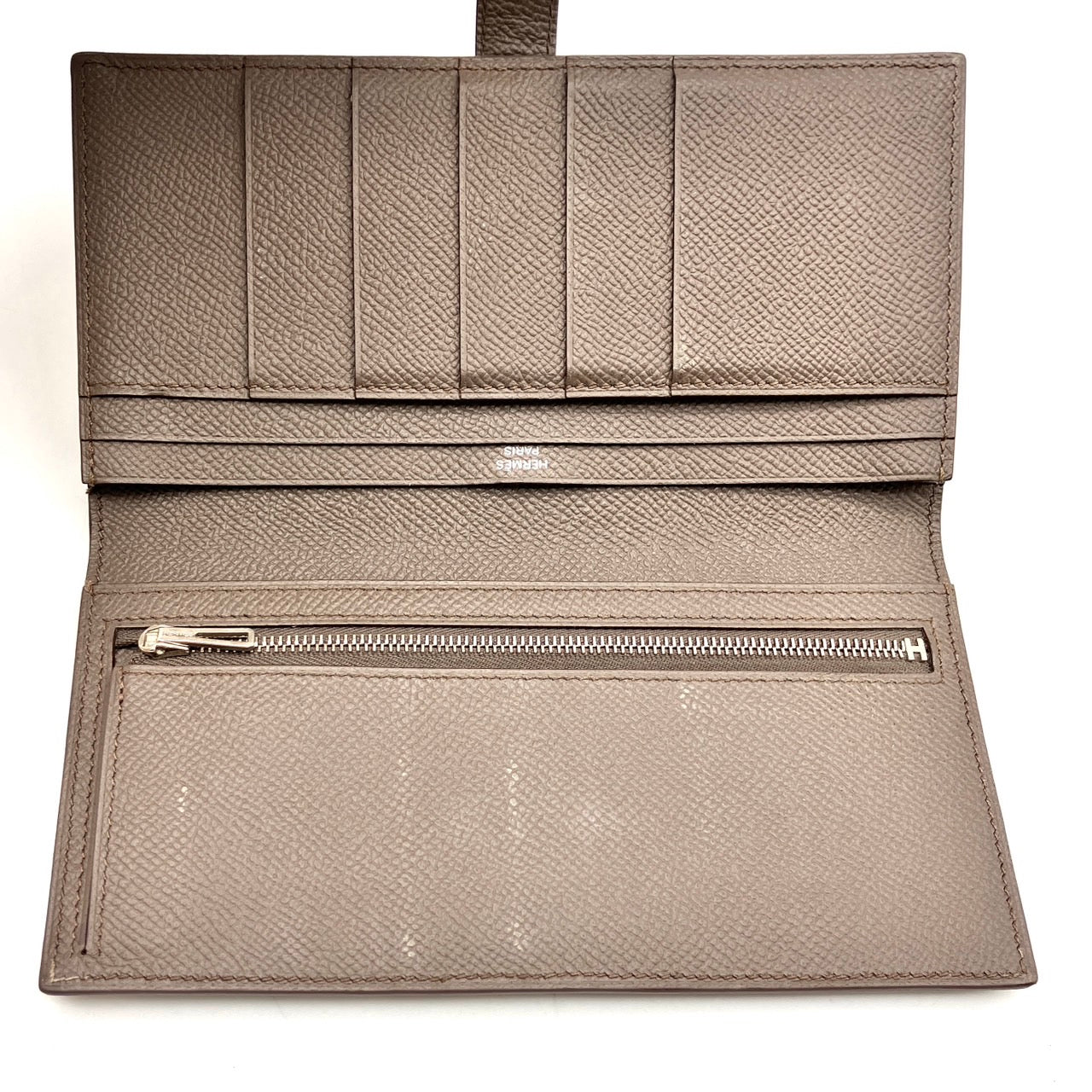 HERMES Bearm Epsom Etoupe Wallet