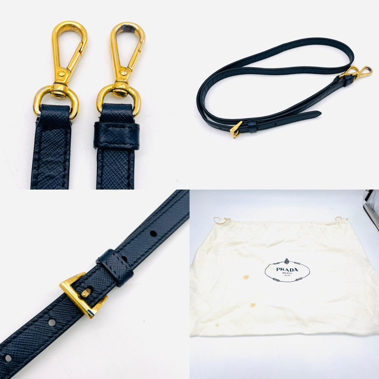 PRADA Saffiano leather medium bag 2waybag