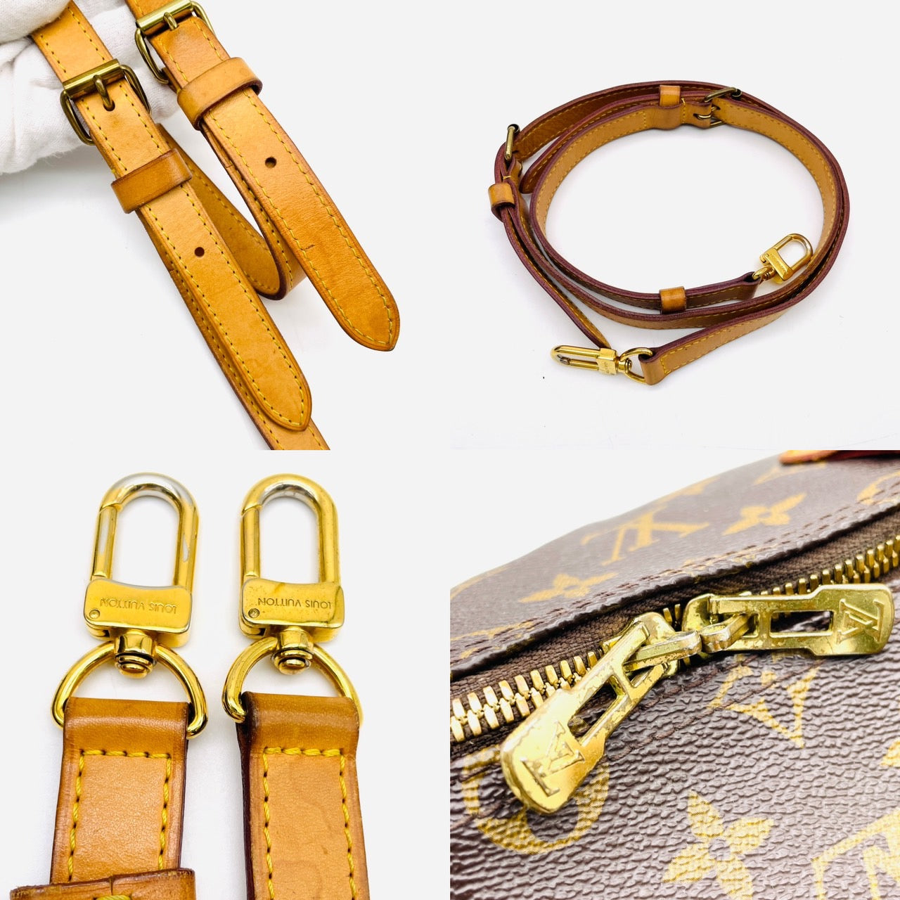 LOUIS VUITTON Monogram Speedy Bandrière 35