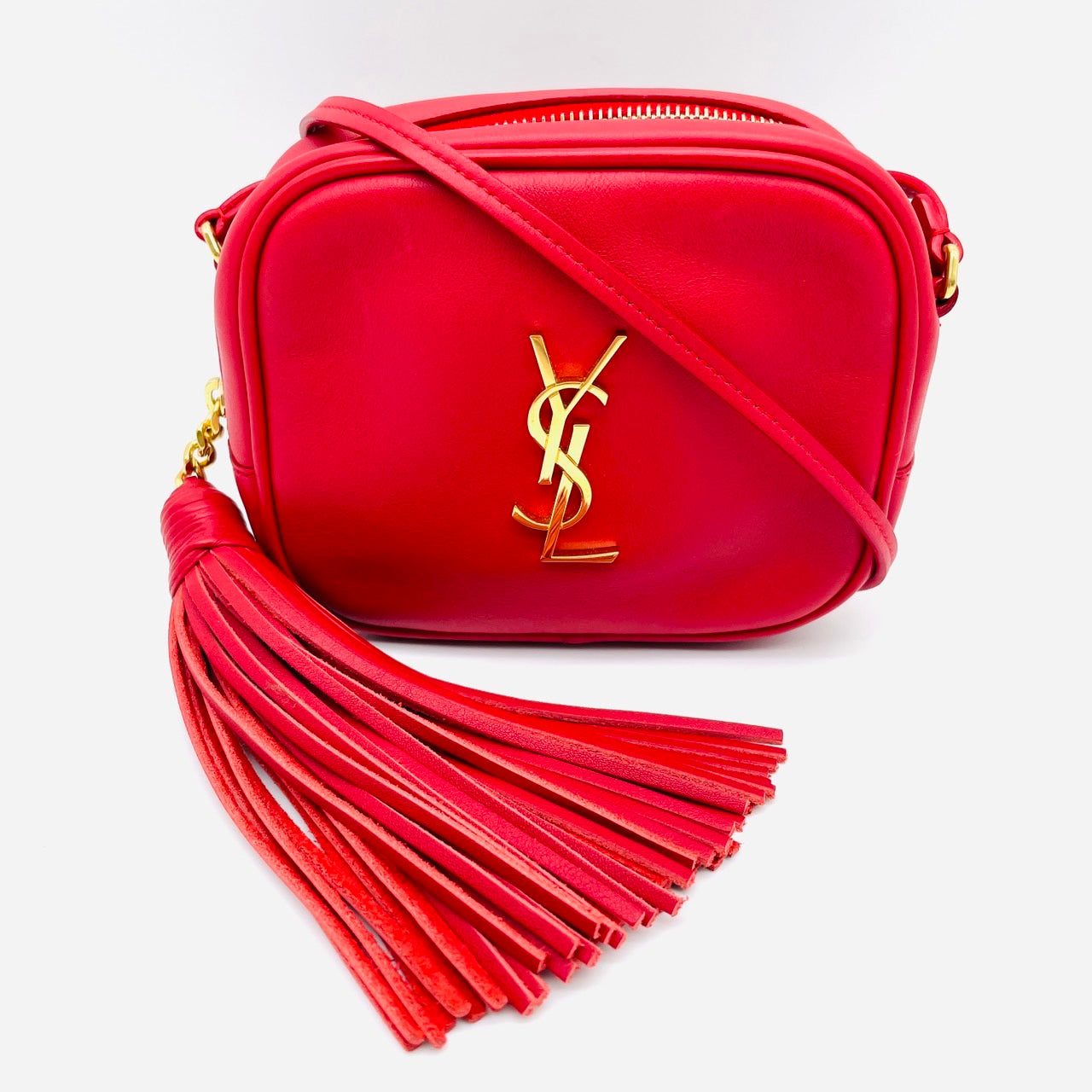 YVES SAINT LAURENT Shoulder bag logo red