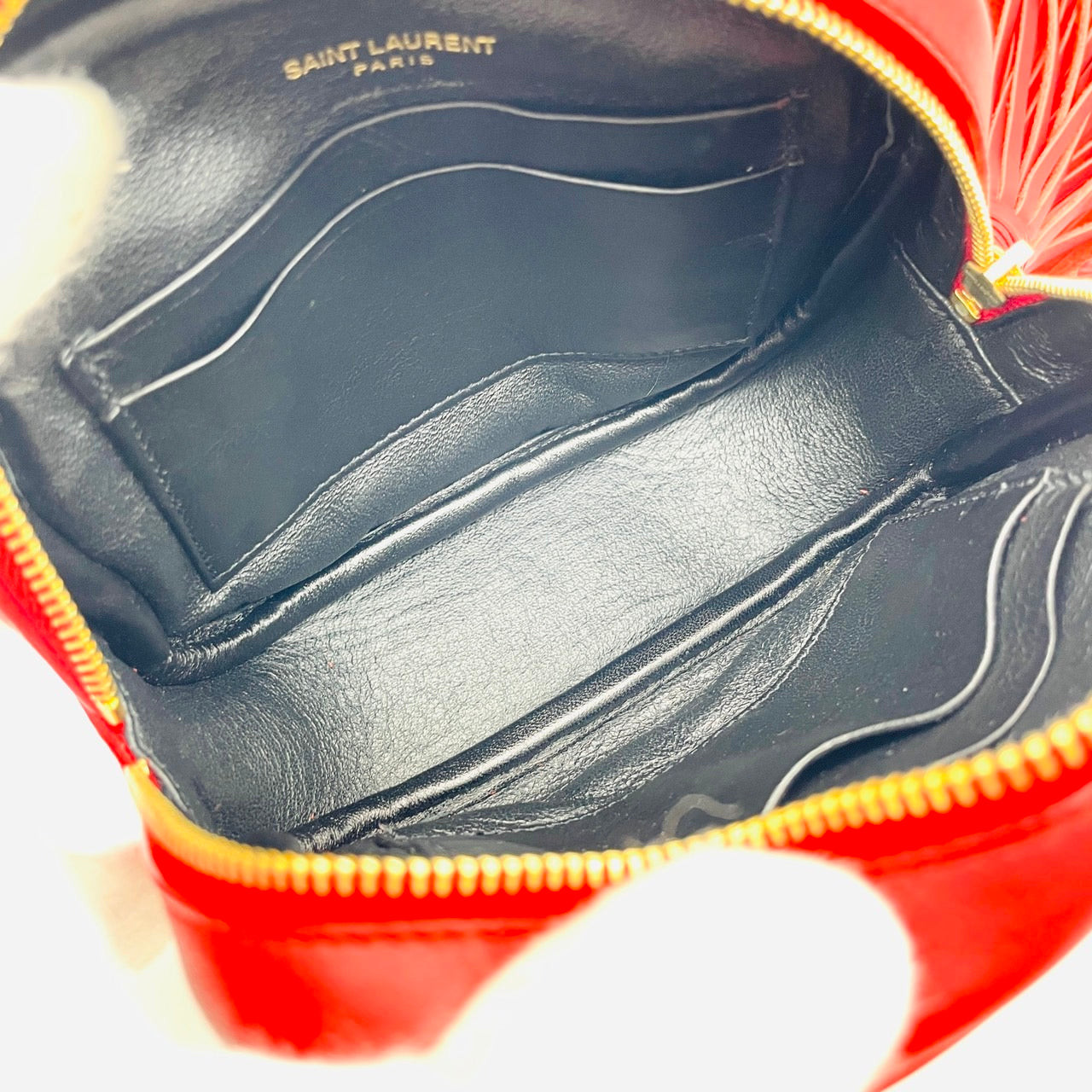 YVES SAINT LAURENT Shoulder bag logo red