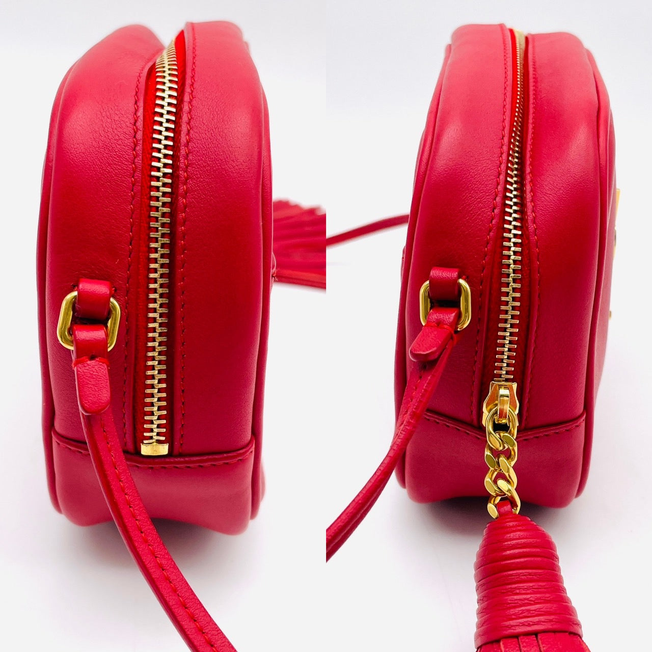 YVES SAINT LAURENT Shoulder bag logo red