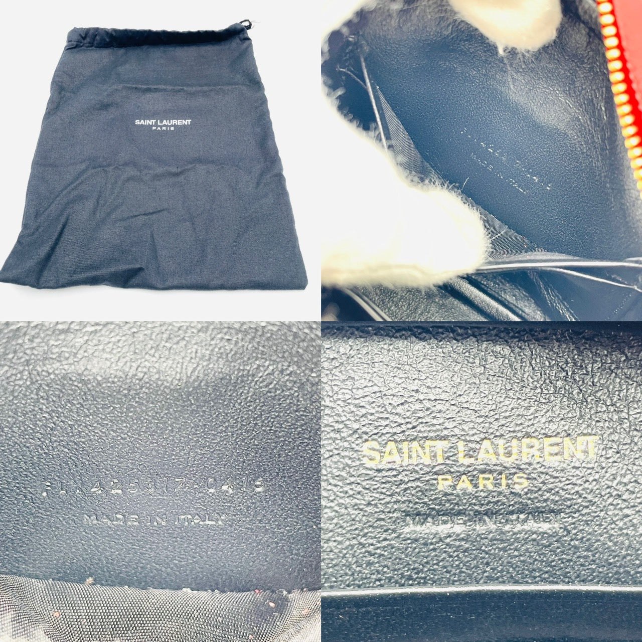 YVES SAINT LAURENT Shoulder bag logo red