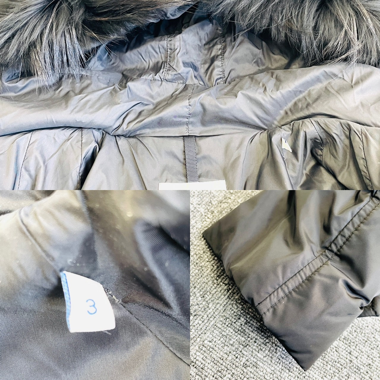 MONCLER DAURADE Down Jacket black