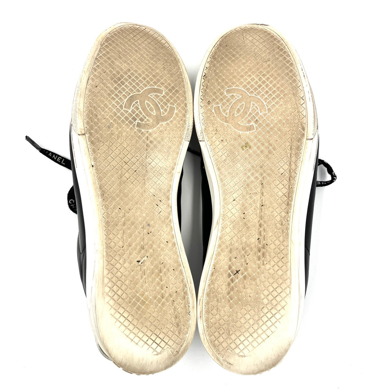 CHANEL Coco Mark Leather Sneakers G34145 EU42