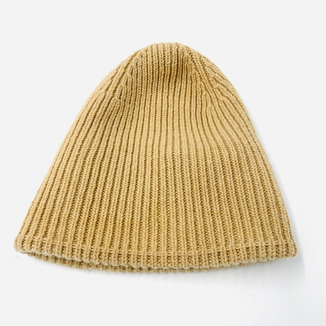 LOUIS VUITTON Knit Cap Beige Bonnet Beanie