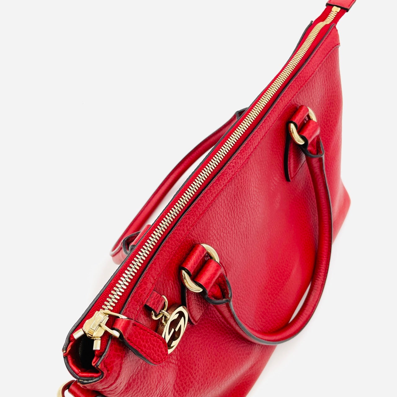 GUCCI Miss GG Handbag 2Way Red