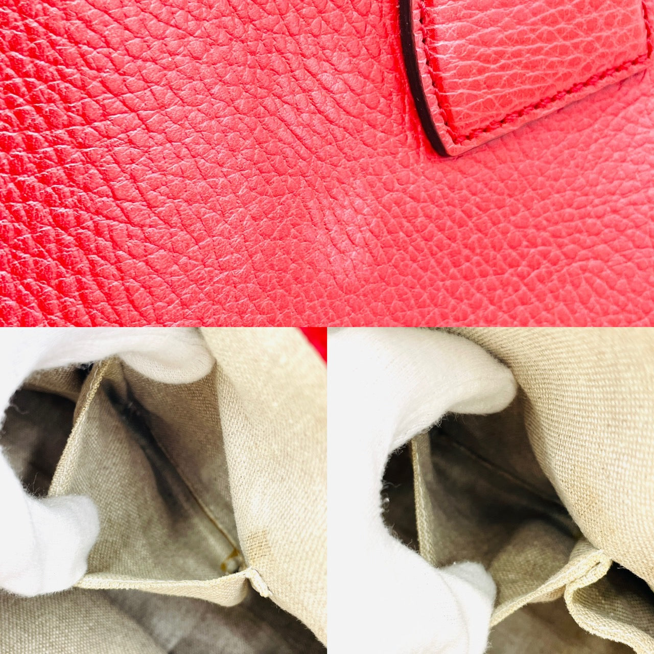 GUCCI Miss GG Handbag 2Way Red