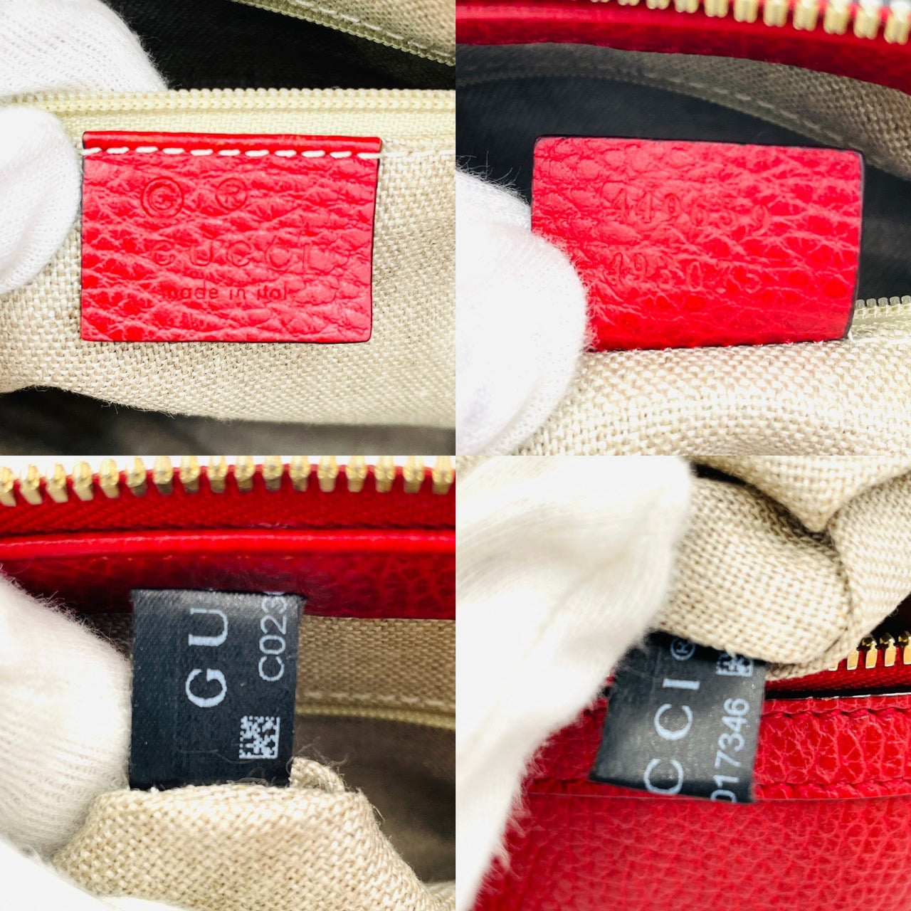 GUCCI Miss GG Handbag 2Way Red