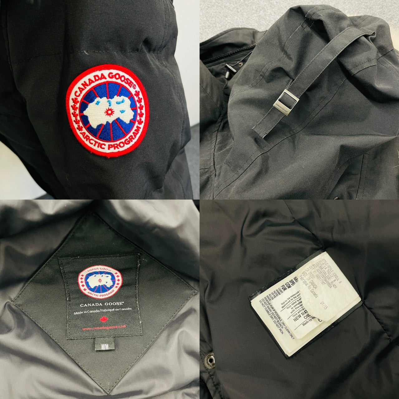 CANADA GOOSE Griffin Black Black Size M Down