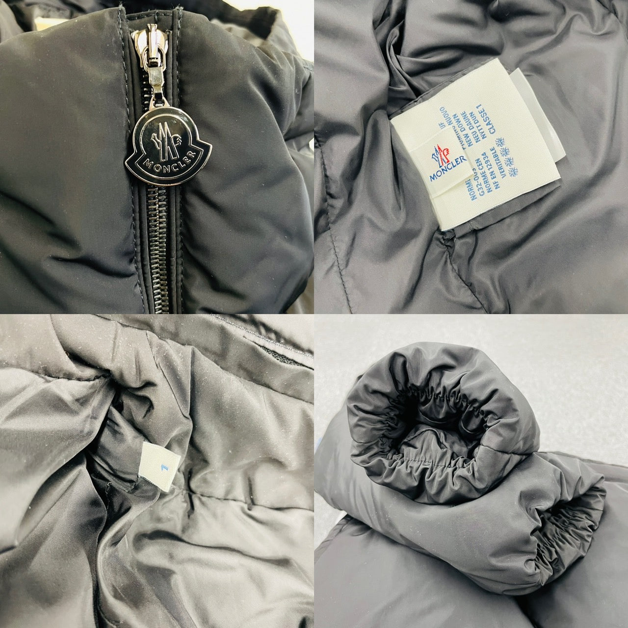 MONCLER Rennes Down Coat Black