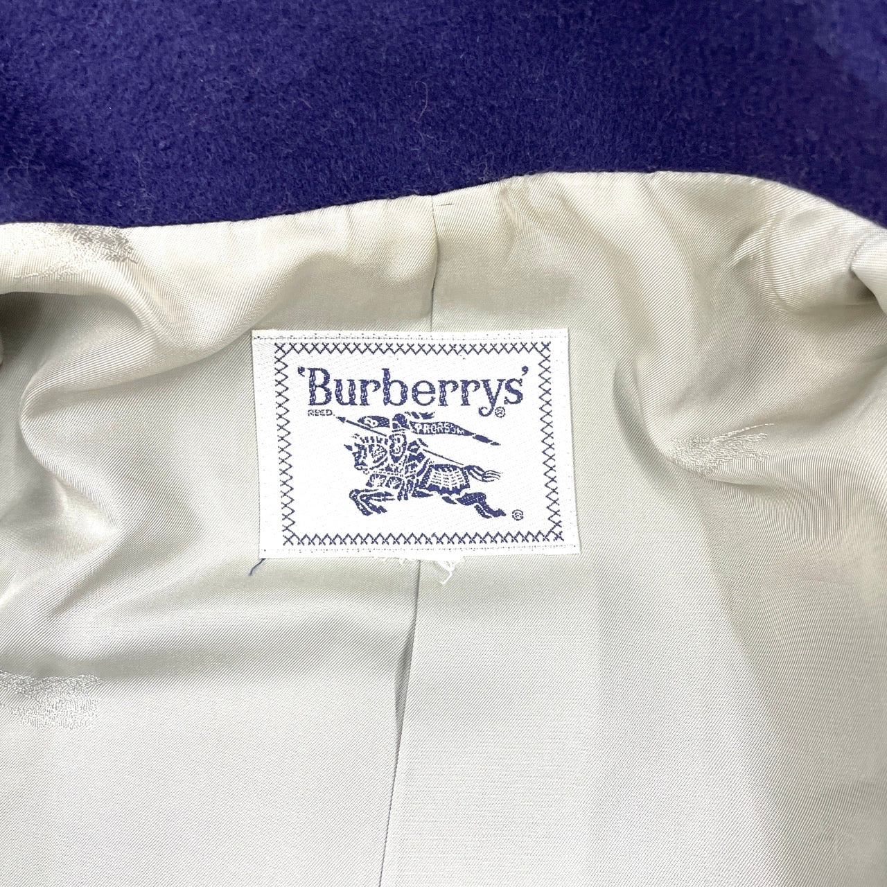 BURBERRYS Fur Coat Purple Women