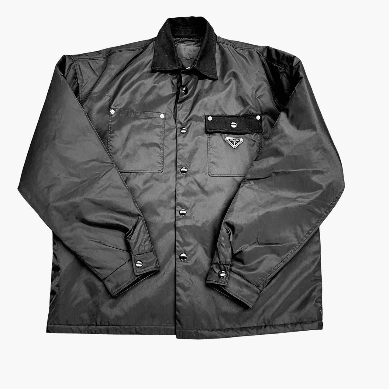 Prada Re Nylon 24 Nylon Jacket L Black