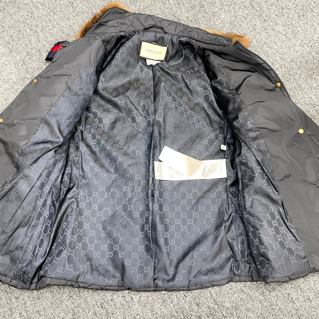 GUCCI Navy Jacket Navy Blue Size 42