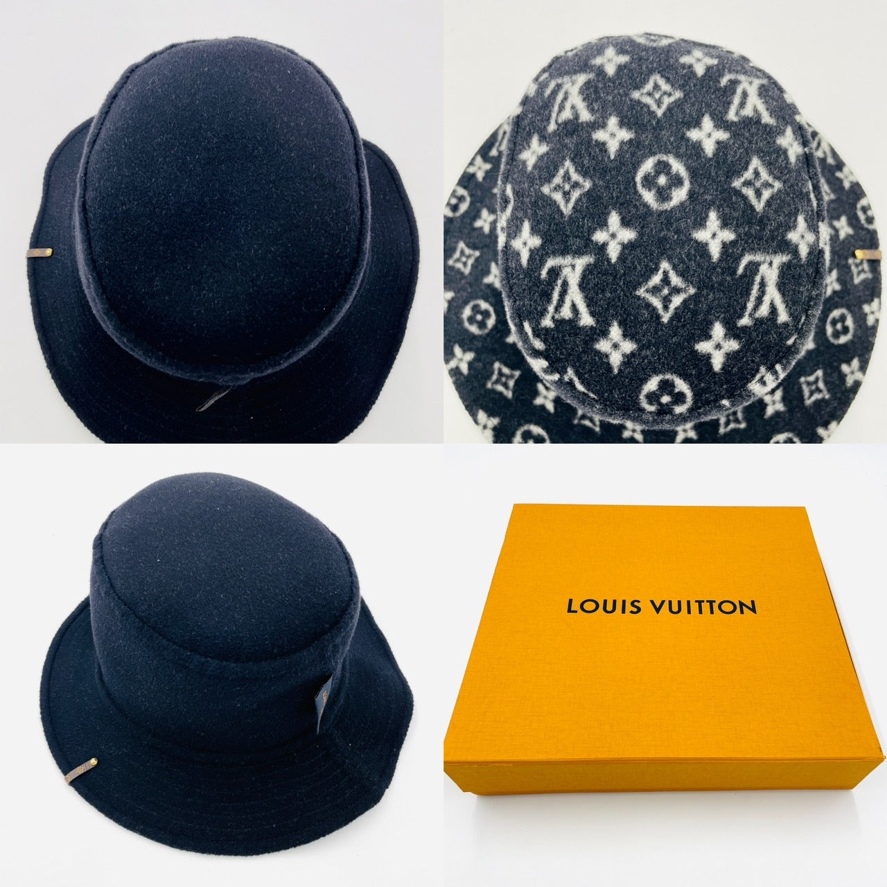 LOUIS VUITTON Monogram Bob Carry On Bucket Hat Reversible