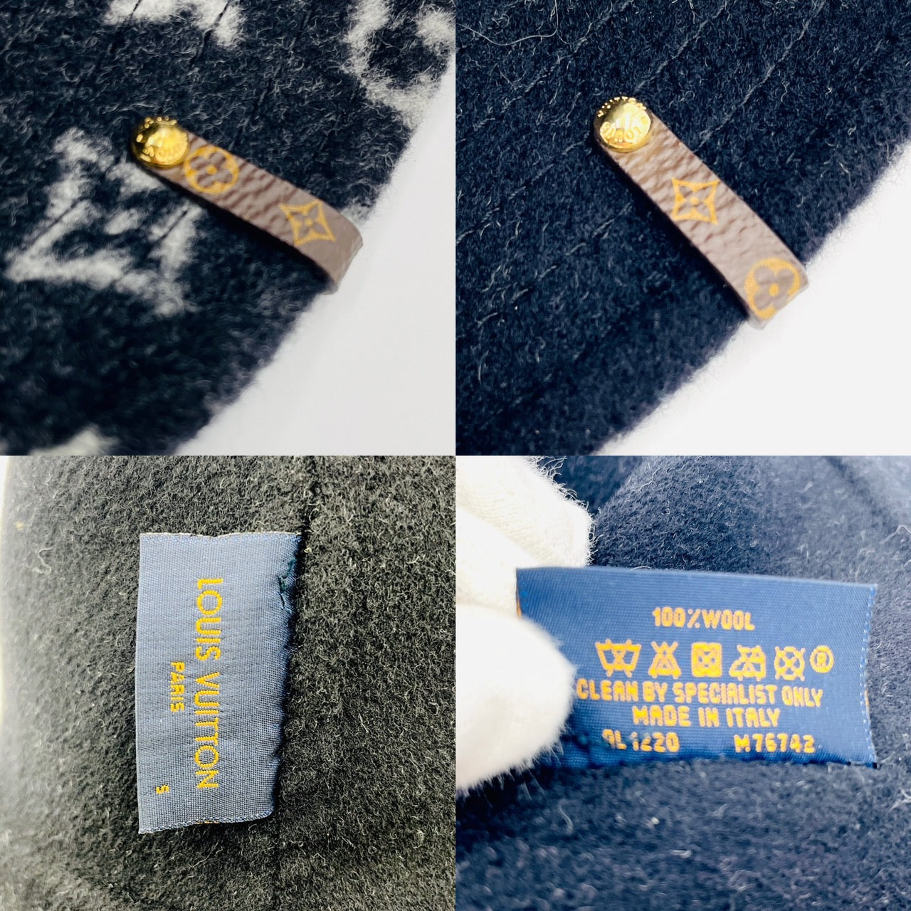 LOUIS VUITTON Monogram Bob Carry On Bucket Hat Reversible
