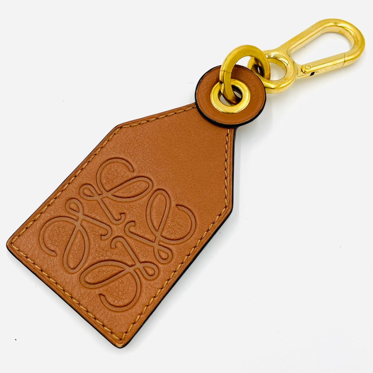 LOEWE Anagram Key Charm Brown