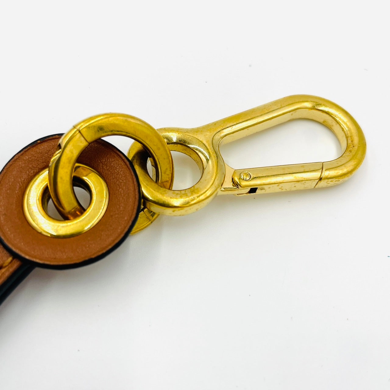 LOEWE Anagram Key Charm Brown